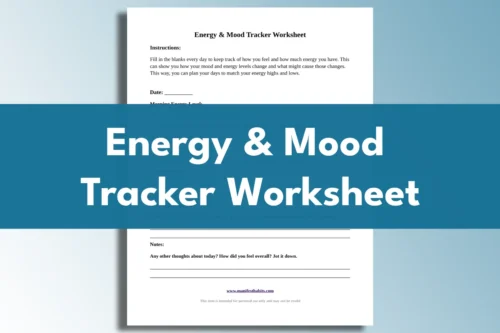 free mood tracker worksheet